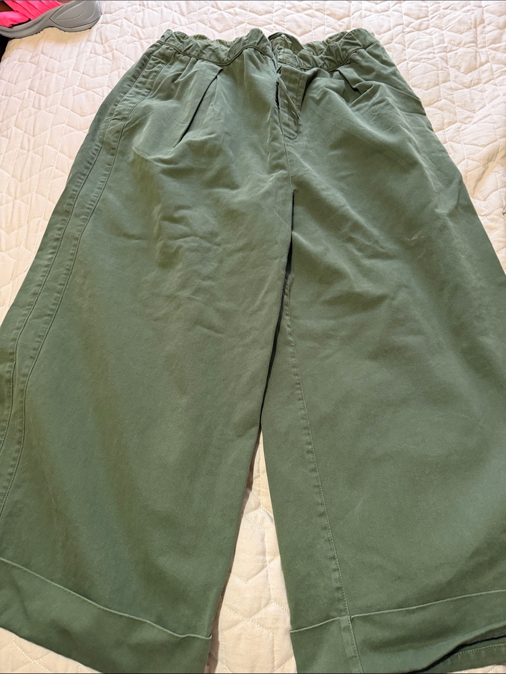 Free People olive green pants XL
